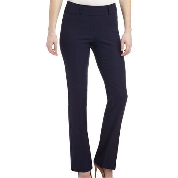 NWT Barely Bootcut Navy Work Pants Sz. 10P - Picture 2 of 13